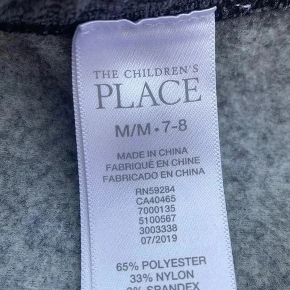 Five for 25 Place stretchy, gray, medium weight  leggings - Picture 3 of 6